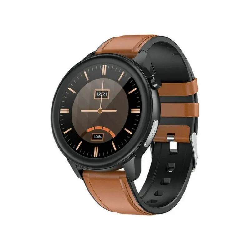 Смарт-часы E80 с вращающейся кнопкой для измерения уровня кислорода в крови ЭКГ и