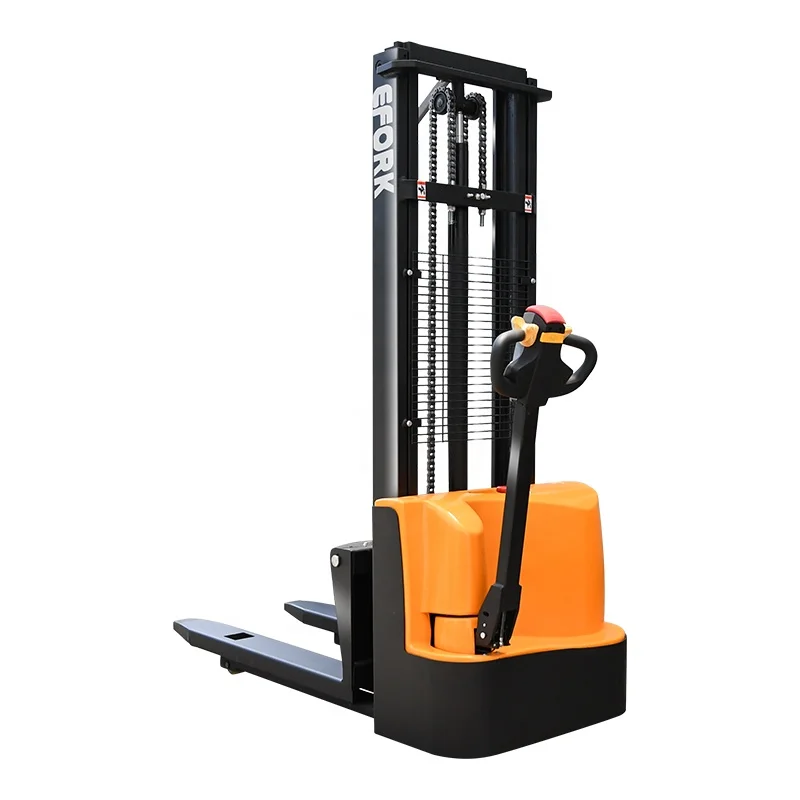 Electric Pallet Stacker Lifting Walking Type New Condition Hand Power Type  Forklifts Pallet Jacks