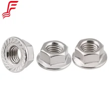 FRST Custom Anti-Slip Hexagon Flange Nut Zinc Galvanized Stainless Steel Aluminium Zinc Plated Hex Head for Industrial Mining