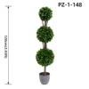 Albero Artificiale Topiary con Triplo Foglia di Alloro (120 cm/3,93 ft)