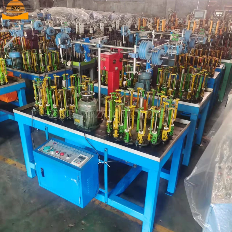 Computerized 6mm to 12mm 3 Strand Banana Fiber Rope Nylon Rope Making Machine Lace Elastic Fabric Braider Braiding Machine