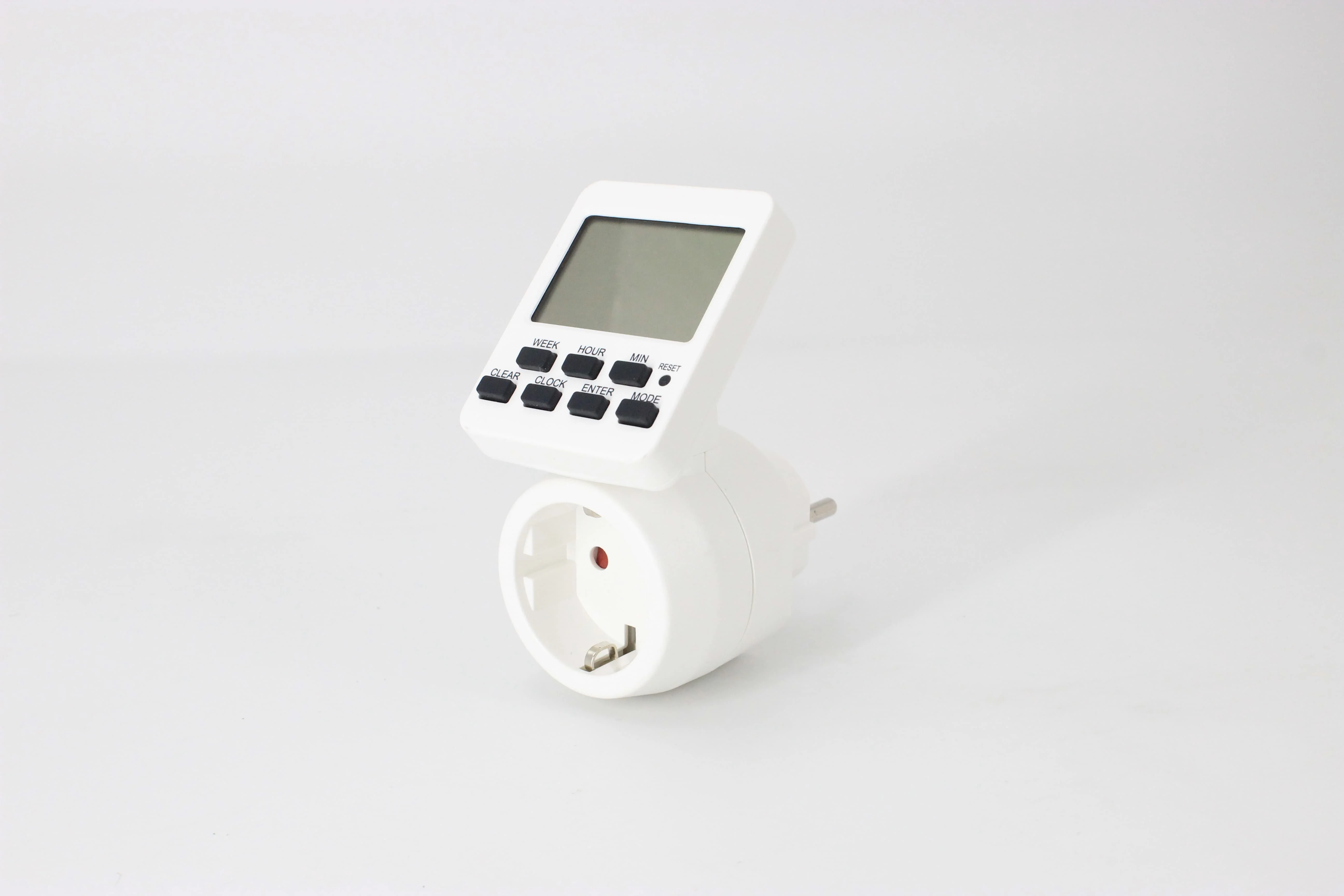 Portable PC Material Power Socket Timer 2.2''LCD Display Electrical Digital 24h 230v Mini Timer Switch