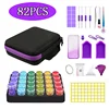 Gradient Purple  82 PCS  Purple Zipper