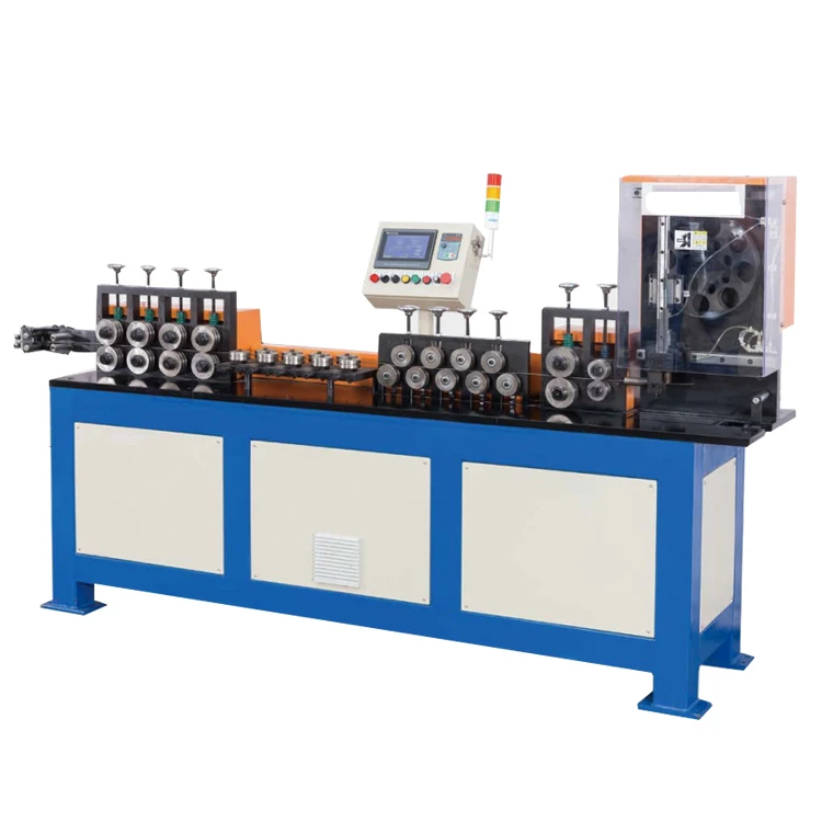 High Speed Flat Wire Straightening And Cutting Machine detail photo BOBO Machine high speed flat wire straightening and cutting machine shown in a detail photo for this news article