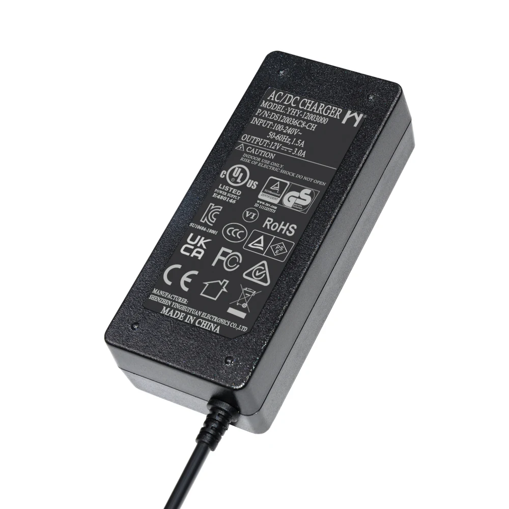 Cc Cv 110 V/ 60 Hz 230v to 3 Amp 12 Volt ul kc Saa Approved Laptop 12-volt Universal 12v 3a Desktop Battery Charger