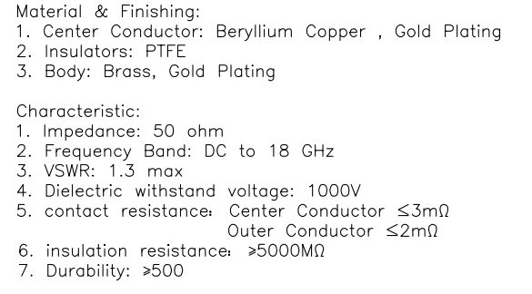 sma female 2 holes flange mounted receptacle for connection-6