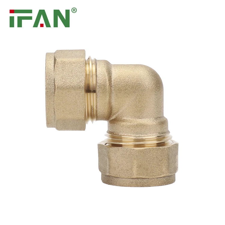 Ifan Wholesale Couplings Brass Joint Copper Pipe Connector Plumbing