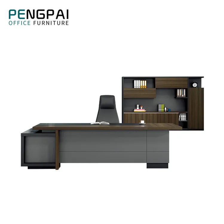 Pengpai офисная мебель из меламинового материала, Рабочий стол для офиса из дерева