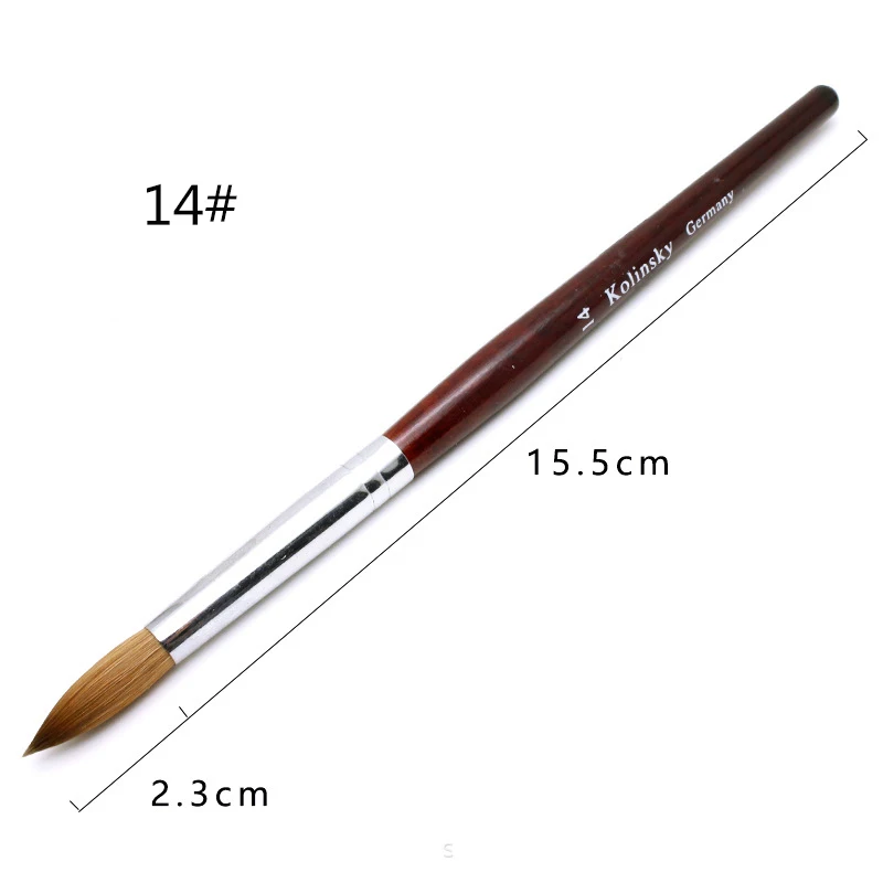 Wholesale 30 50 70 100 Nail Brushes Kolinsky Acrylic Art Nail Brush