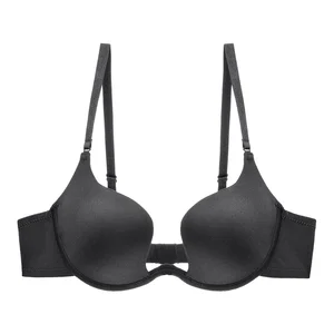 Best-Selling Seamless U-Shape Push-Up Bra Solid-Color Backless Invisible Underwear Adjusted-straps Underwire Beautiful Gathering