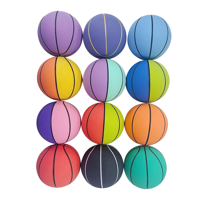 Customized Logo 6cm High Bounce Rubber Ball Game Bouncy Ball Colorful