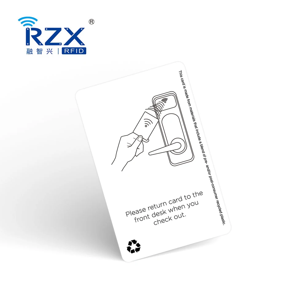Customizable PVC Printed Plastic Smart Card Magnetic Stripe Key Card for Hotel