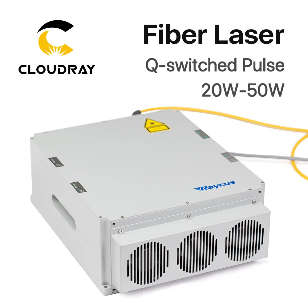 Cloudray Raycus Fiber Laser Source 20W 30W QS Overseas Version for Laser Engraver