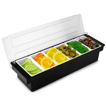 POWLAB Contenitore Per Condimenti Raffreddato A Ghiaccio Per Frutta E