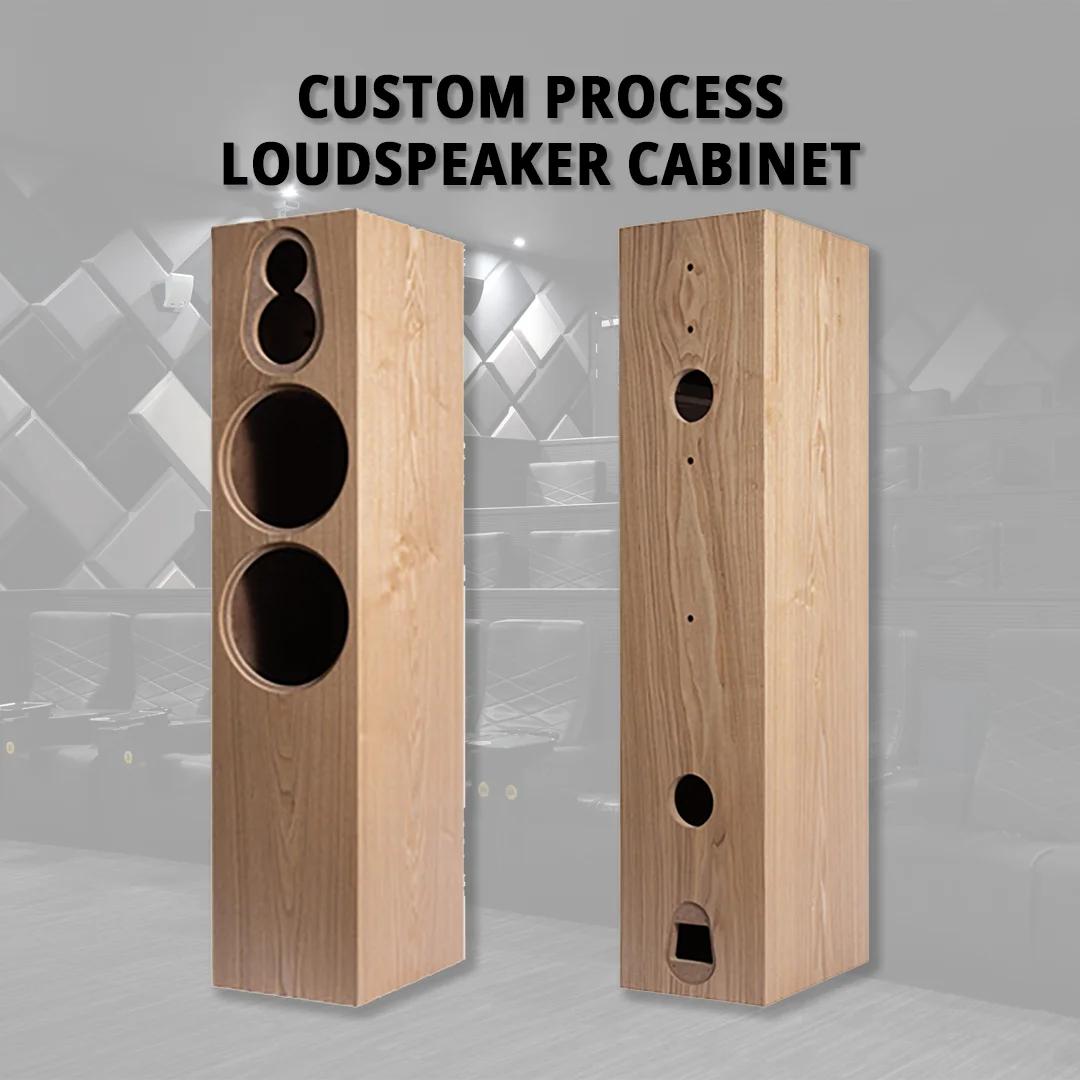 2025 Custom MDF Shell for Loudspeaker Empty Home Theatre Wooden Speaker Cabinet with Custom Design