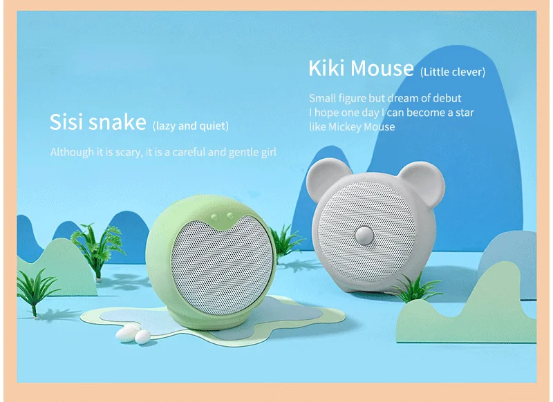 Factory cheap mini portable electronic wireless bluetooth hifi stereo children monkey animal speakers for computer - ANKUX.COM