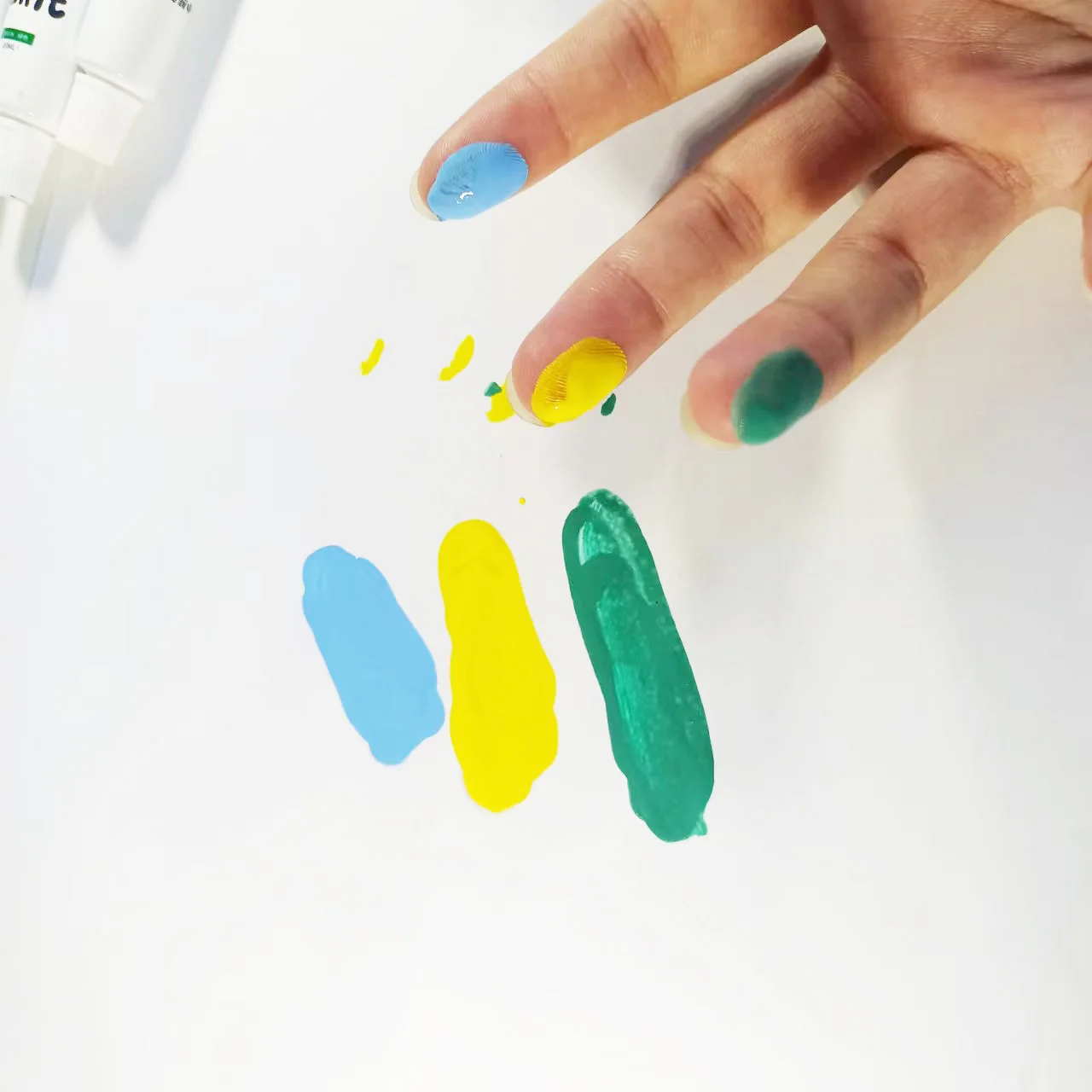 Новое поступление 2022 Высококачественная моющаяся Нетоксичная Экологически чистая краска «сделай сам» на 6 пальцев для