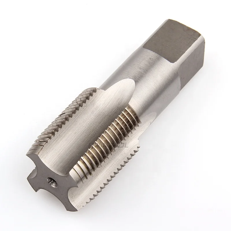 Pipe BSP NPT BSPT 1/8 1/4 3/8 1/2 3/4" RH HSS Hand Tap+ Die Button SET+Drill