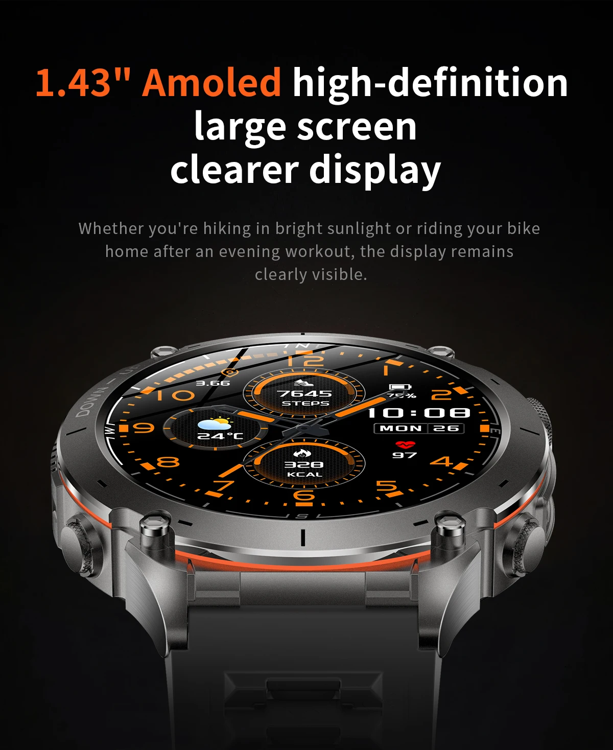 If you are searching for a supplier of a product with perfect quality control and highly competitive prices, which gives you an advantage in expanding your local market, then contact us now!  Competitive suppliers of  Y101 GPS Outdoor Sports Smart Watch with Flashlight 1.43inch Screen 730mAh Health Monitoring 3ATM Waterproof Men Smartwatch