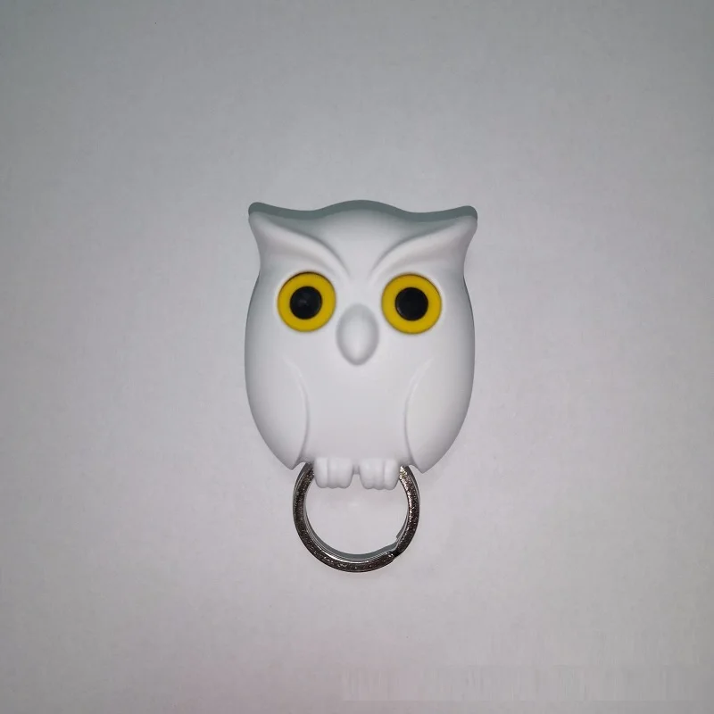 Key Holder, Owl Shape Magnetic Organizer Hook - Wall Mounted Keychain  Hanger - Novelty Friendship Charm Key Hanging Ring - For Home Decor Show 