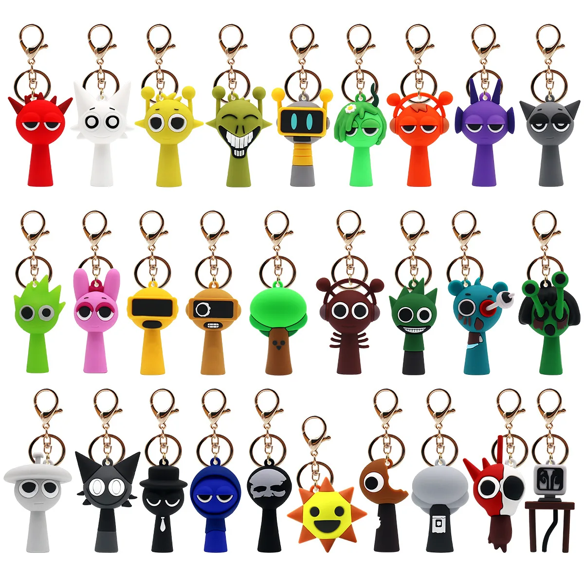 everyone rubber keychain 3色セット 2-piece set] everyone rubber keychain blue & green Japan | eBay