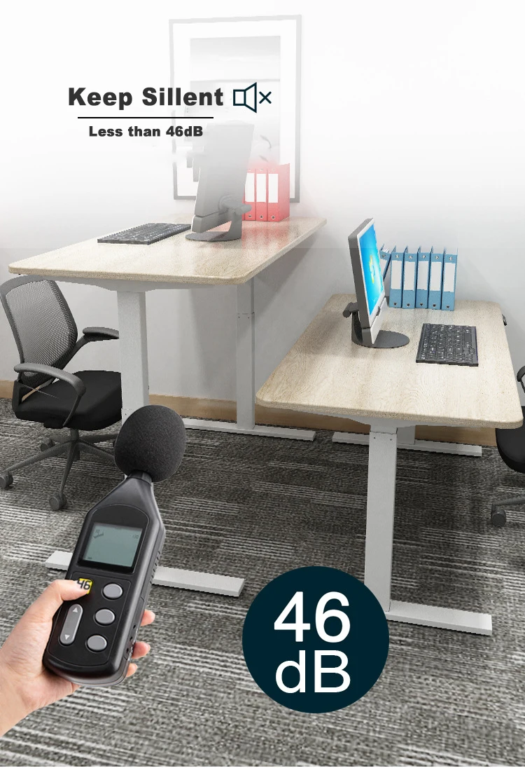 product factory in stock smart electric standing desk easy assembly modern design height adjustable office table-9