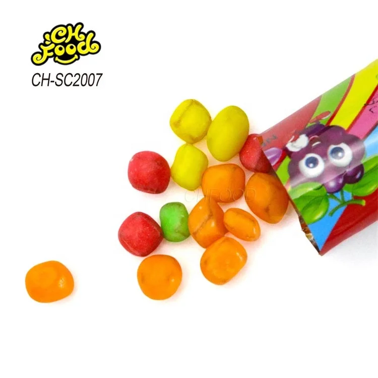 Colorful MIni Fruit Sour Candy Custom Halal Gummy Jelly Candy Sweets Factory Low MOQ Wholesale China Snack Food