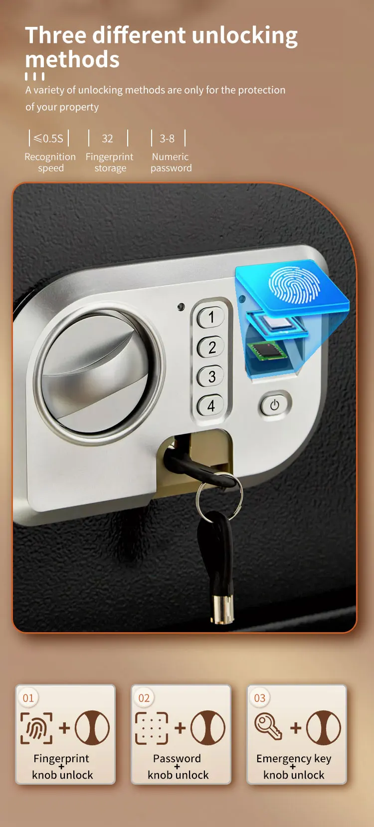 CEQSAFE Hot-selling Small Home Office Safe Mini Deposit Box for Hotel manufacture