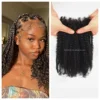 KAMA 4C Twist Soft Bouncy Brazilian Human Hair Kinky Curly Crochet Bundle Handmade 100% Virgin Remy Single Weft 50g for Braiding