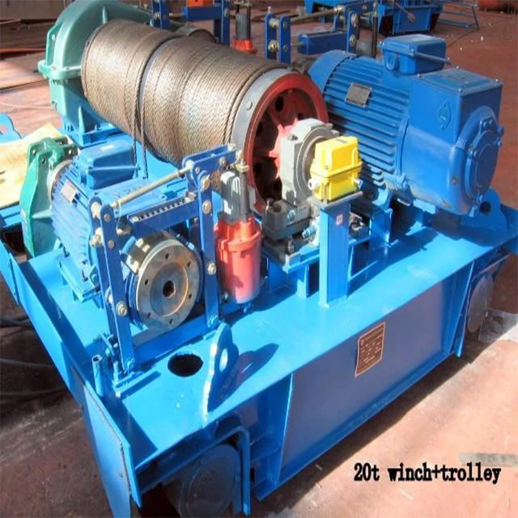 JM Series Electronic Control Slow Speed Large Tonnage Winch for Sale