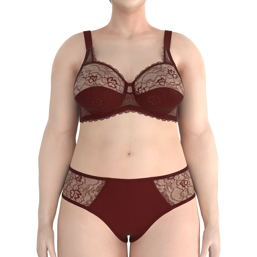 Wholesale plus size bra and panty