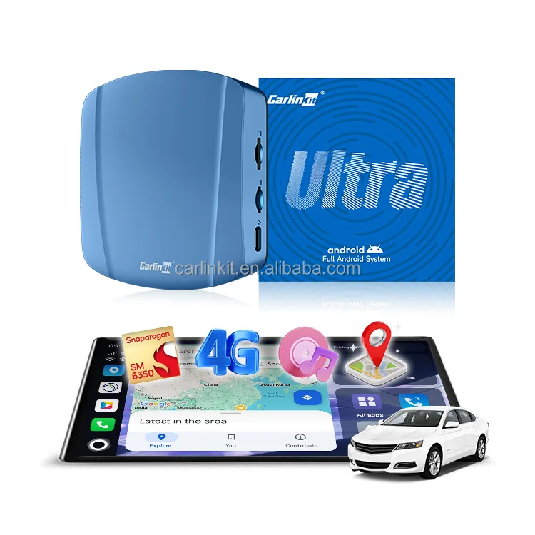 Carlinkit 8G+256GB/128G Tbox Ultra SM6350 5GHz CarPlayワイヤレス