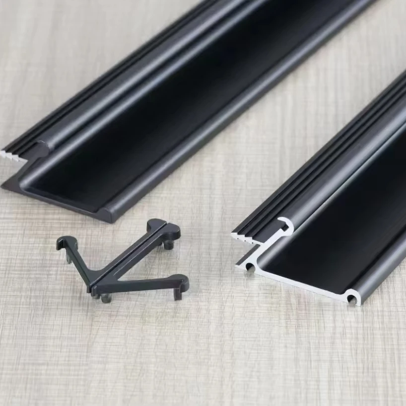 Gola Profile With Handleless Kitchen Doors Aluminum Profile for Cabinet Door