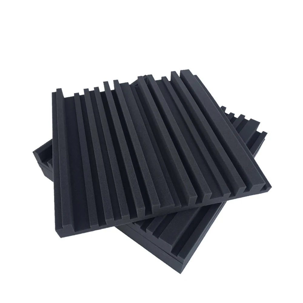 Customized PU Foam Acoustic Panels Modern Design Sound-Insulating & Fireproof Rugged Shape for Hotel Application