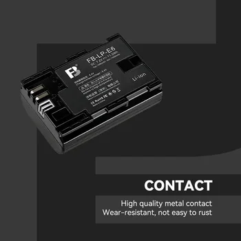 FB LP-E6 Camera Battery  for Canon 70D 5D Mark II 80D 7D Mark II 60D 6D 7D BG-E14 BG-E13 BG-E11 BG- product image