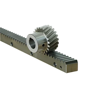 Factory Wholesales CNC Machine Helical Tooth Rack Gear Double Rack Pinion For Linear Motion Parts