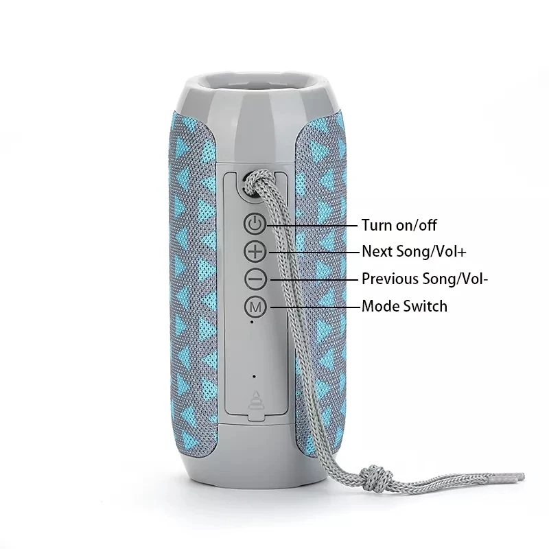 Tg117 Speakers Outdoor Sports Waterproof Portable Subwoofer Bass