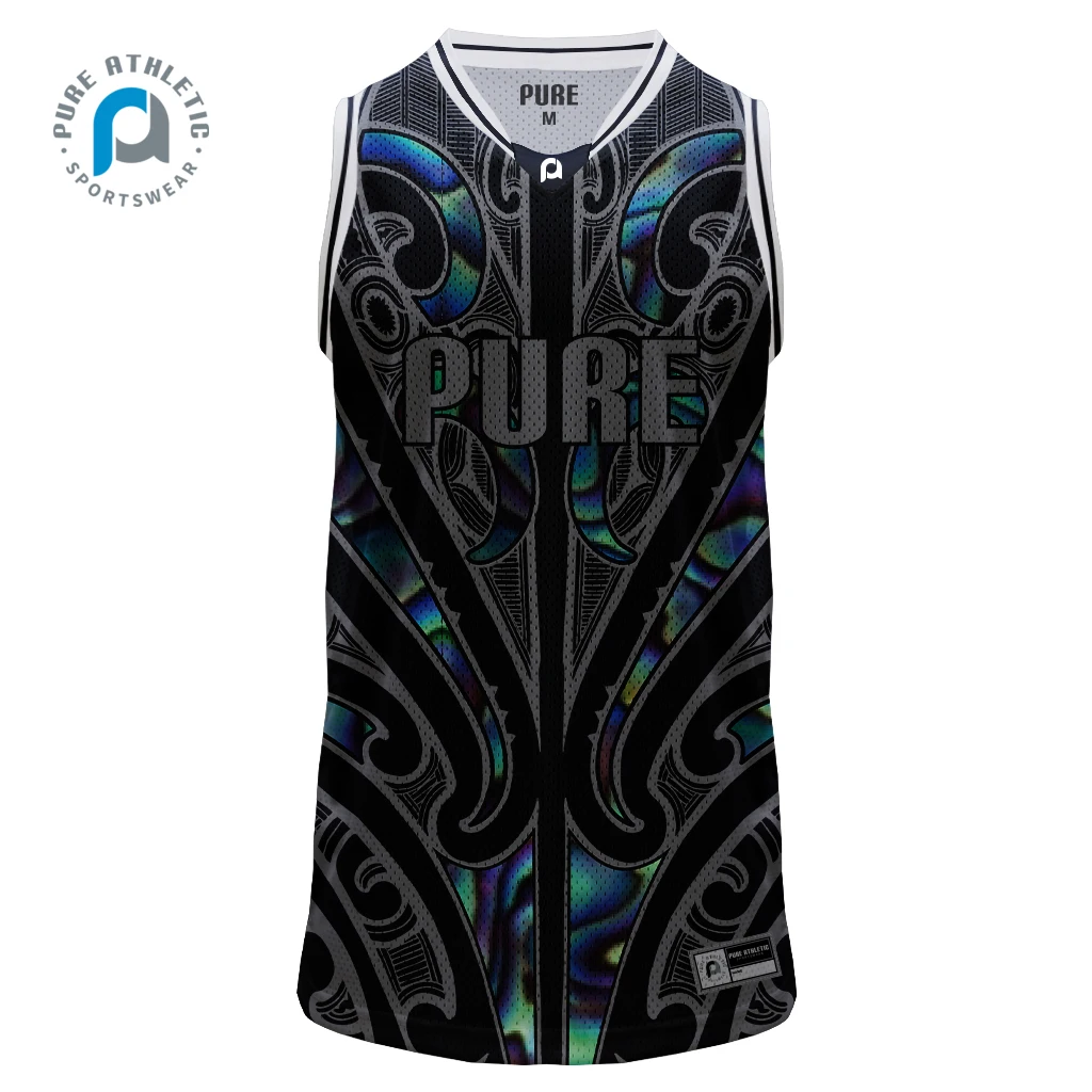 Pure 2024 Custom Mesh Indigenous Sublimation Breathable Training