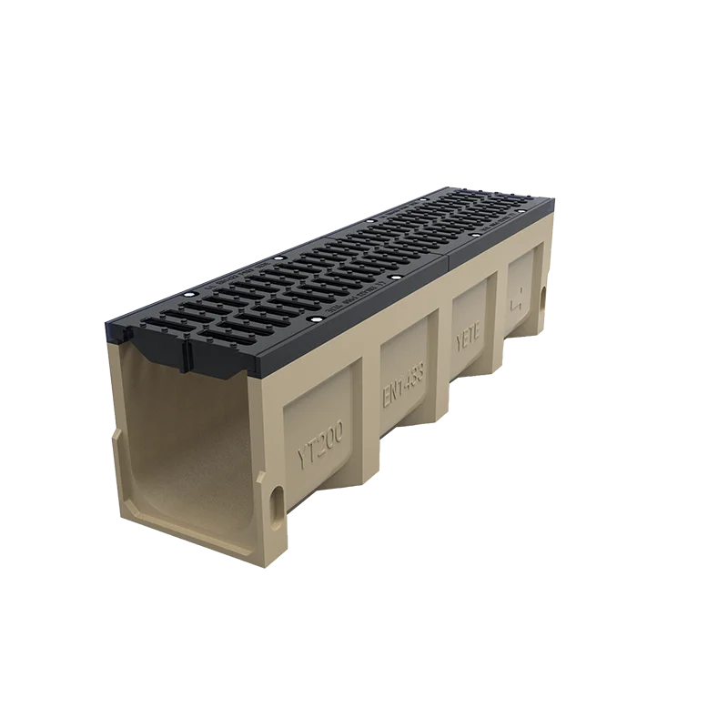 
E600 CO 6 дюймов. * 5 футов. Высокопрочный полимерный дренажный канал с крышкой из ковкого чугуна для дренажной системы водоемов 