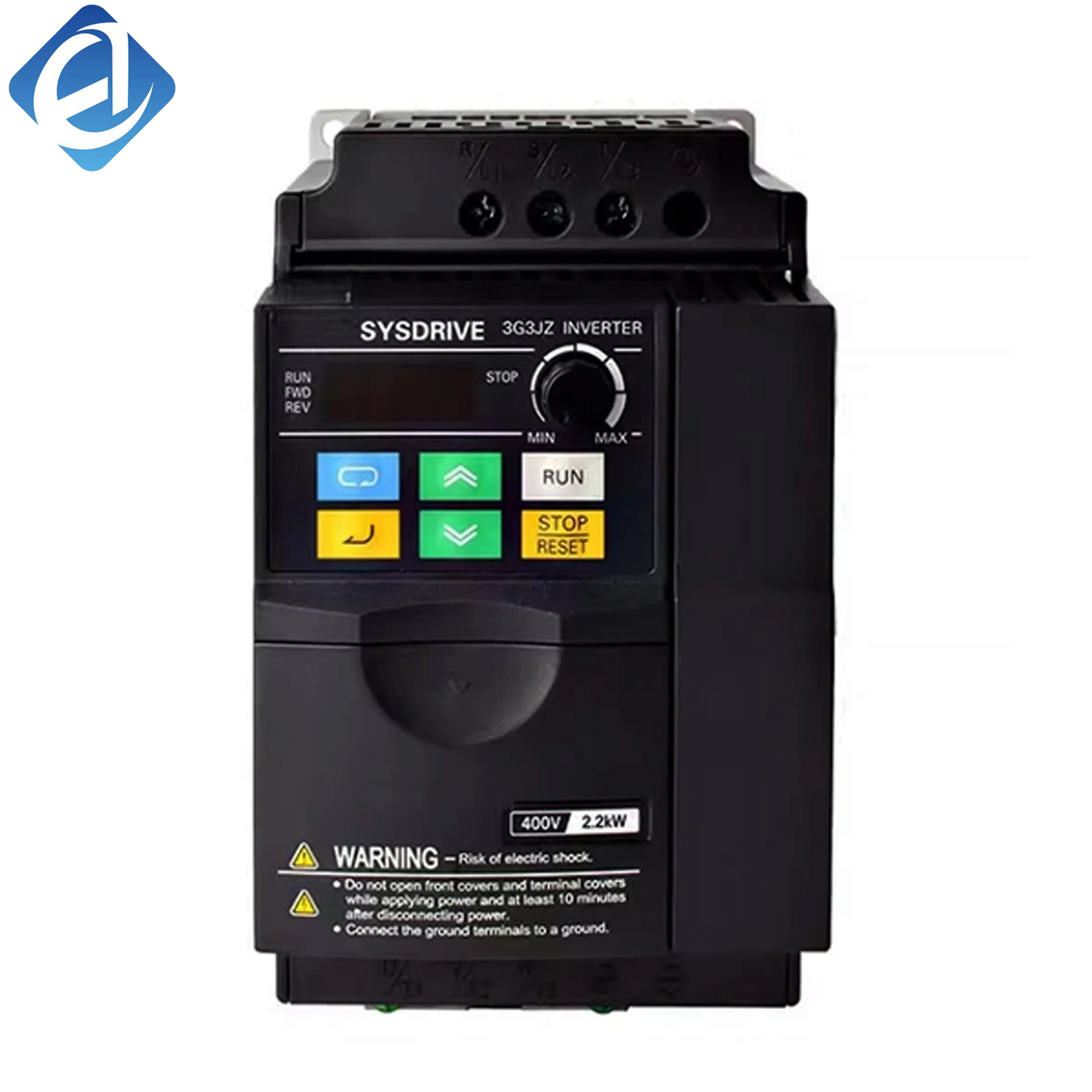 New Original Omron 3G3MX2 series inverter. It realizes stable motor speed regulation, overload protection and diversified operation control. Widely applied in conveyor machinery, fan and pump equipment, and various industrial motor drive automation contro