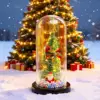 Albero di Natale verde - Stile palla dorata