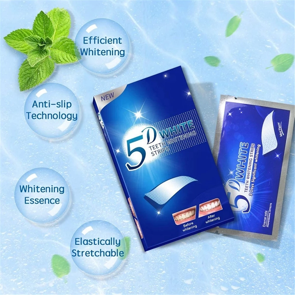 Mint Flavored Teeth Whitening Strips Home Use Whitening Teeth Flavored Whitening Strips