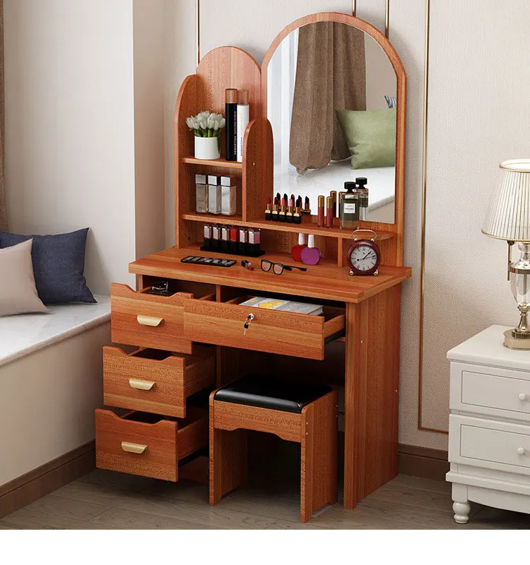 New Design Modern White Dressing Drawer Bedroom Furniture Cheap Ladies