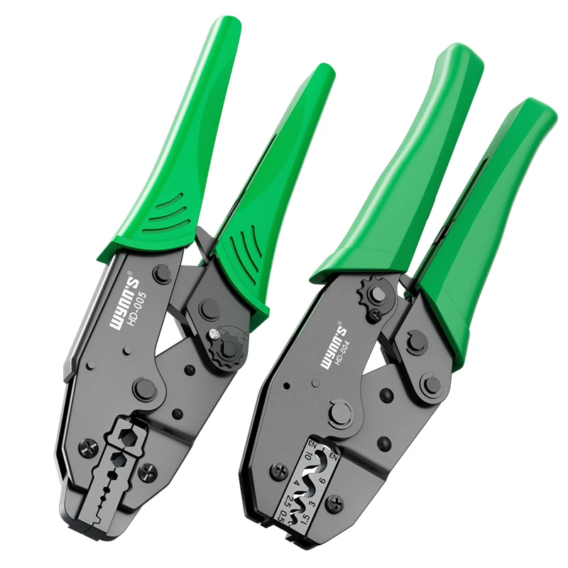 Wynn's Metric Measurement System Multi-Function 8-16-25L Bare Terminal Pliers Cold Press Steel Wire Crimping Pliers