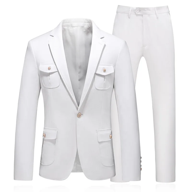white pent coat