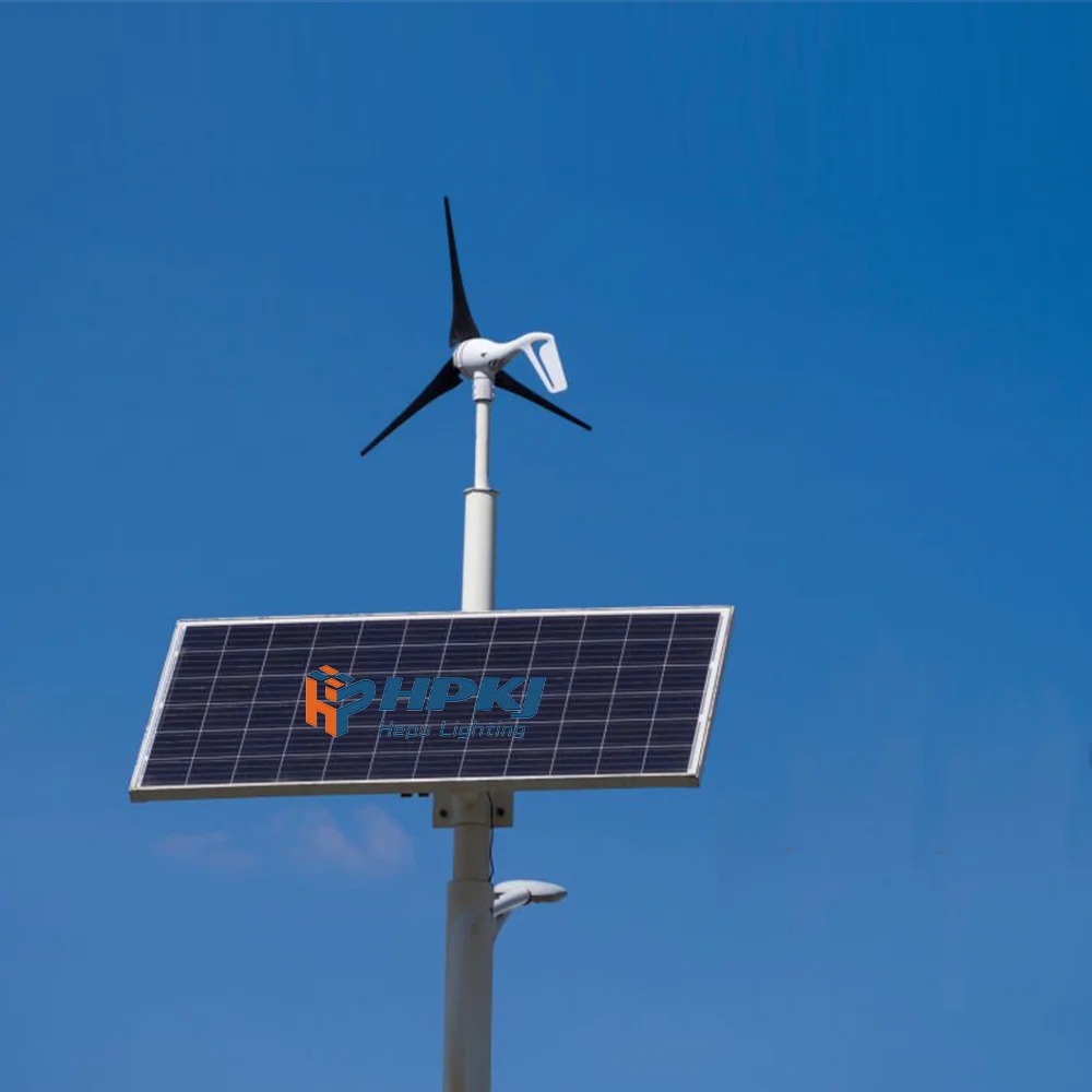 Energy Magnetic Generator Wind Solar Hybrid Power System/wind Turbine 40W All in One Led Street Lighting