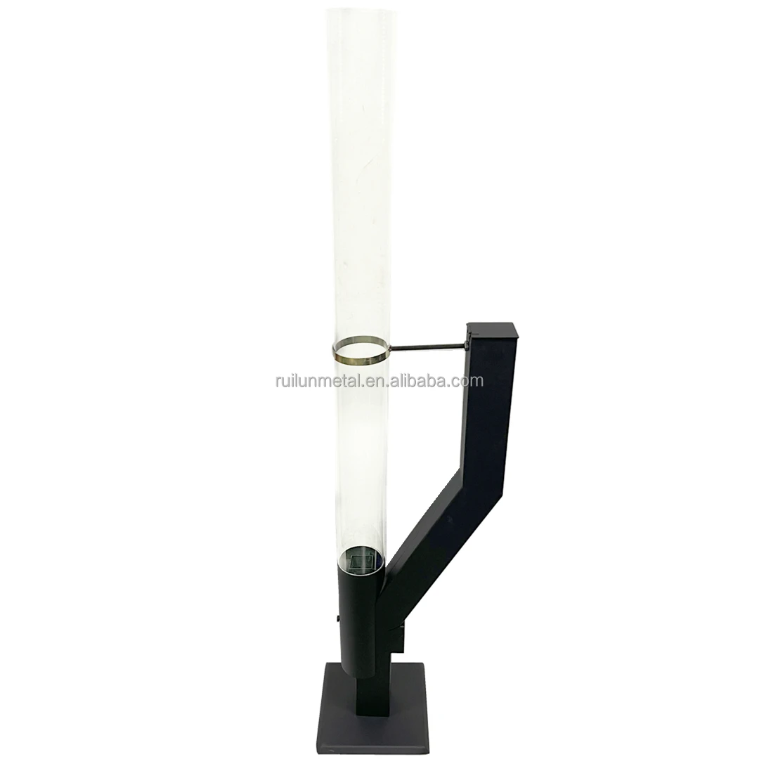 Gardenflare Fire Tube, Stainless Steel Fire Column And Pellet Torch For A Great Atmospheric Fire, Elegant Patio Heater And Garden Fireplace, Alternative To Your Patio And Garden (black Powder Coated