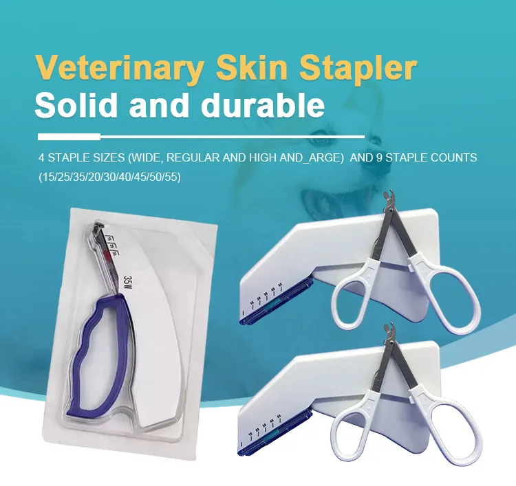 Certificated Cutanea Surgical Veterinary Surgery Clinical Stapler Skin