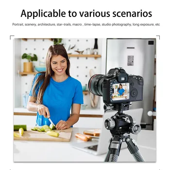 BFC-01A Tripod Panoramic Gear Head, Precise Panorama Tripod Head for DSLR Mirrorless Cameras, Equipped with Quick Release Plate product image