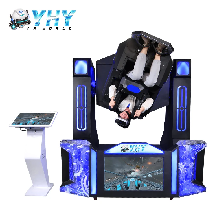 2024 Popular Virtual Reality Chair High Resolution 720 Rotation Game Machine Vr Roller Coaster Simulator Vr 720 Degree